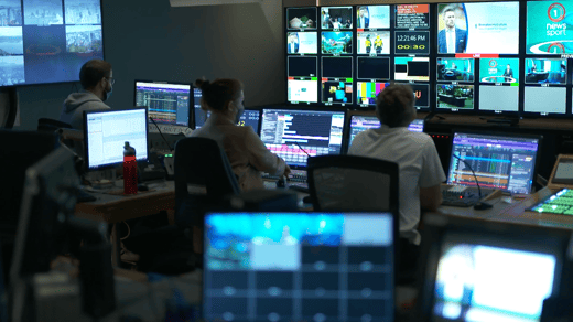 Story-centric newsroom with Dina at TVNZ
