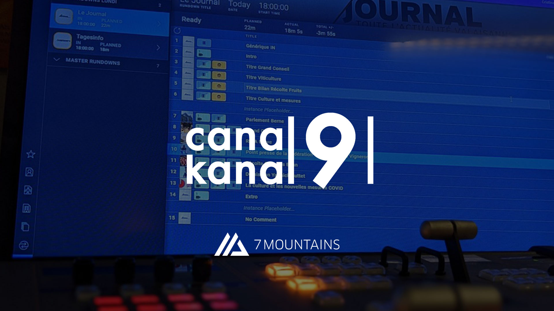 Launch of the new editorial tools at Canal9 / Kanal9