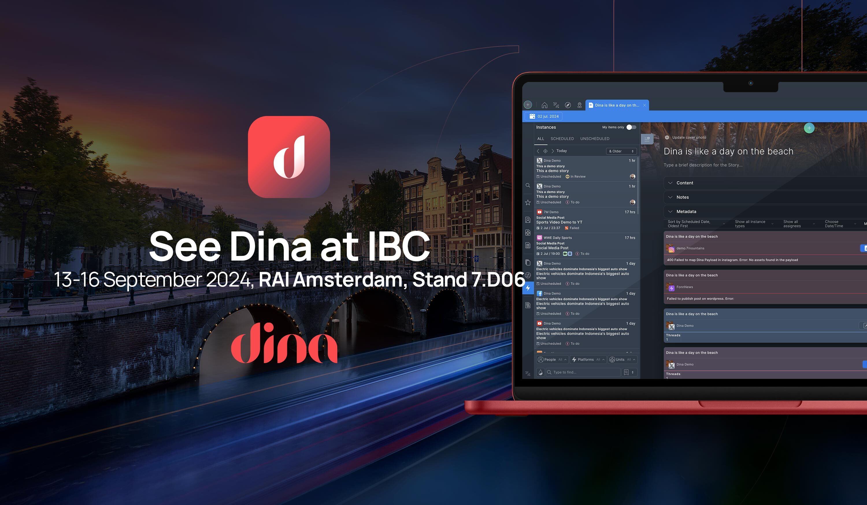 Dina at IBC 2024